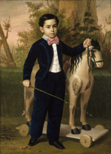 Retrato del niño Carlos Pomar Margrand. Museo de Bellas Artes de Sevilla