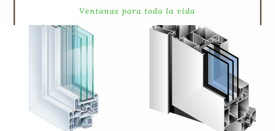 ventanas de pvc o aluminio