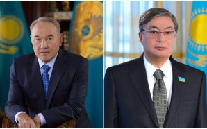 Nursultan Nazarbayev y Kasym-Zhomart Tokayev